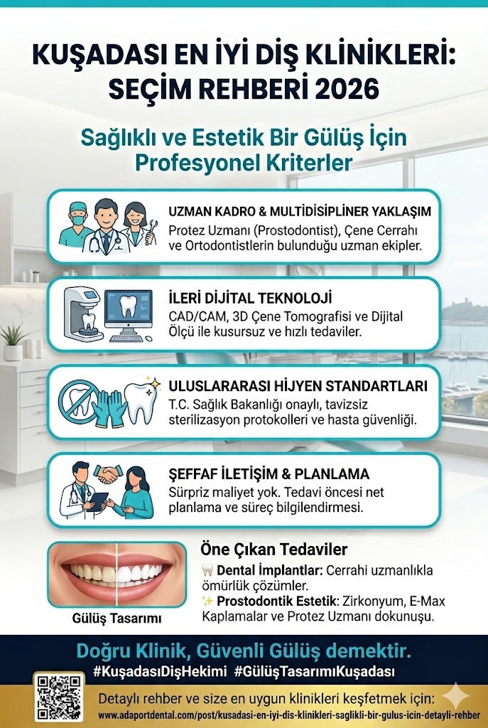 Kuşadası En İyi Diş Klinikleri: Sağlıklı Bir Gülüş İçin Detaylı Rehber