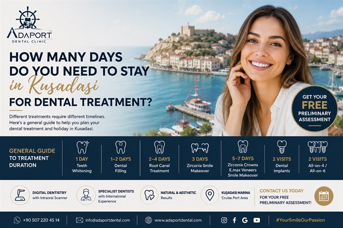How Many Days Do You Need to Stay in Kusadasi for Dental Treatment?