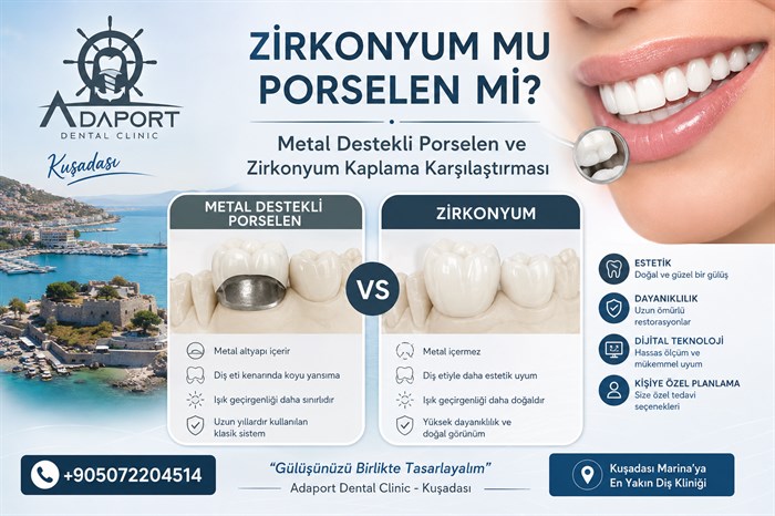 Zirkonyum mu Porselen mi?